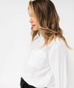 Chemise unie coupe ample femme[MISSING]